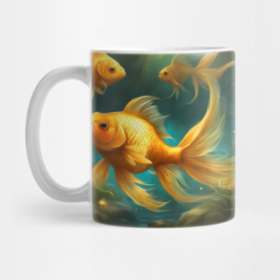 Gold Fish Chubby Mug