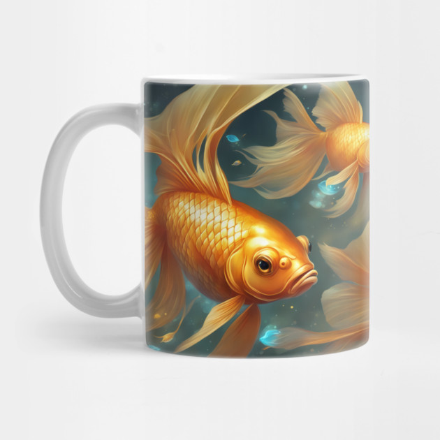 adventure gold fish destiny by animegirlnft