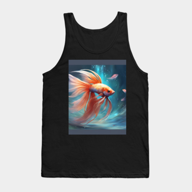 adventure model fish Tank Top by animegirlnft