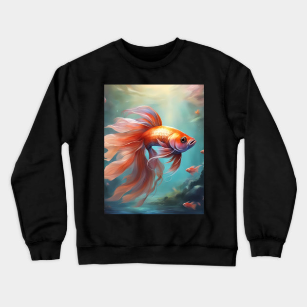 Masters of the Deep Crewneck Sweatshirt by animegirlnft