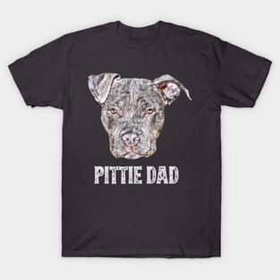 American Pit Bull Dad Father's Day Gift T-Shirt