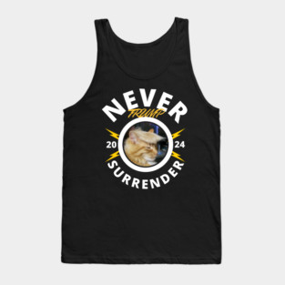 Donald Trump Never Surrender Tank Top