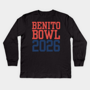 benito-bowl Kids Long Sleeve T-Shirt