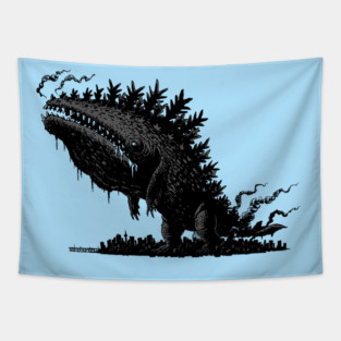 Whalezilla Tapestry