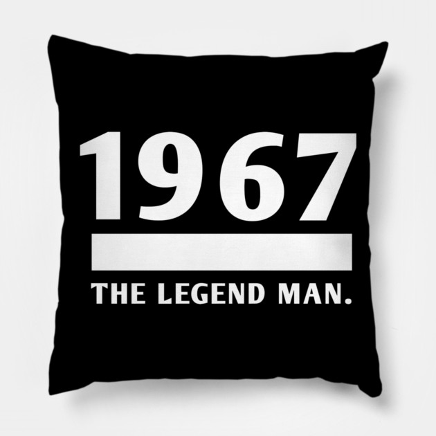 1967 birthday Pillow by BlackMeme94