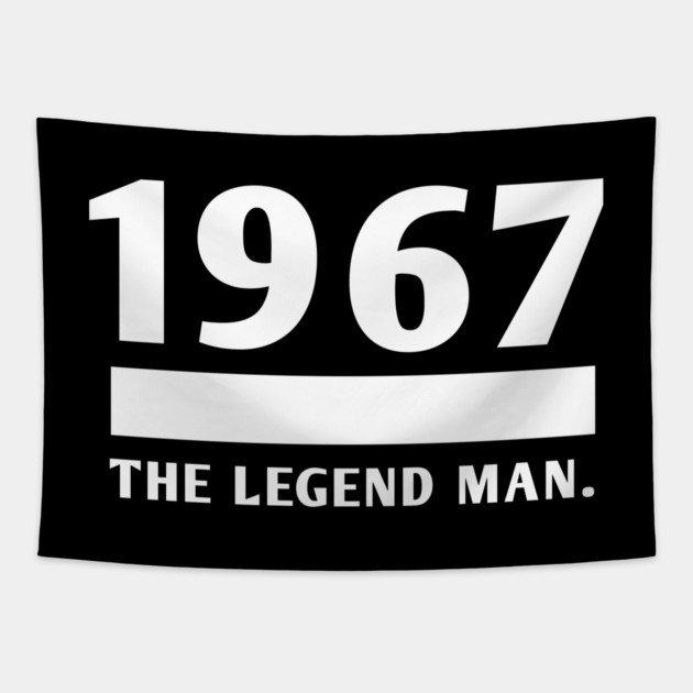1967 birthday Tapestry by BlackMeme94