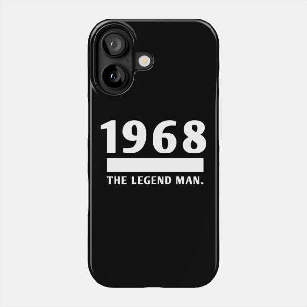 1968 birthday Phone Case by BlackMeme94
