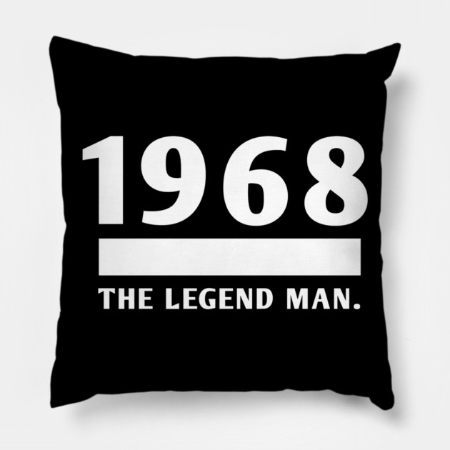 1968 birthday Pillow by BlackMeme94