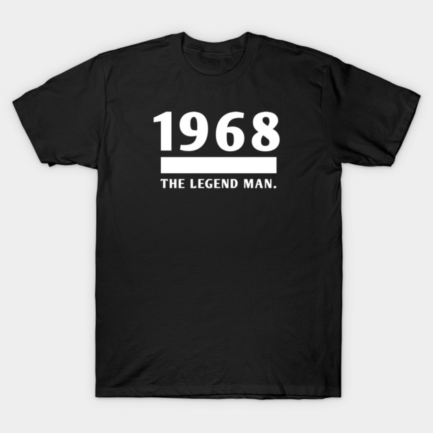 1968 birthday T-Shirt by BlackMeme94