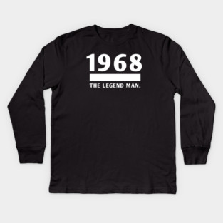 1968 birthday Kids Long Sleeve T-Shirt