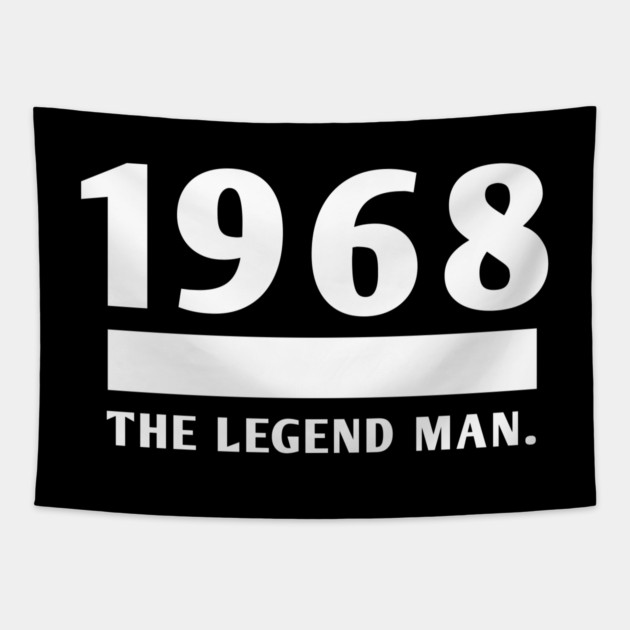 1968 birthday Tapestry by BlackMeme94