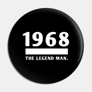 1968 birthday Pin