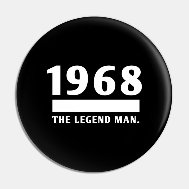 1968 birthday Pin by BlackMeme94