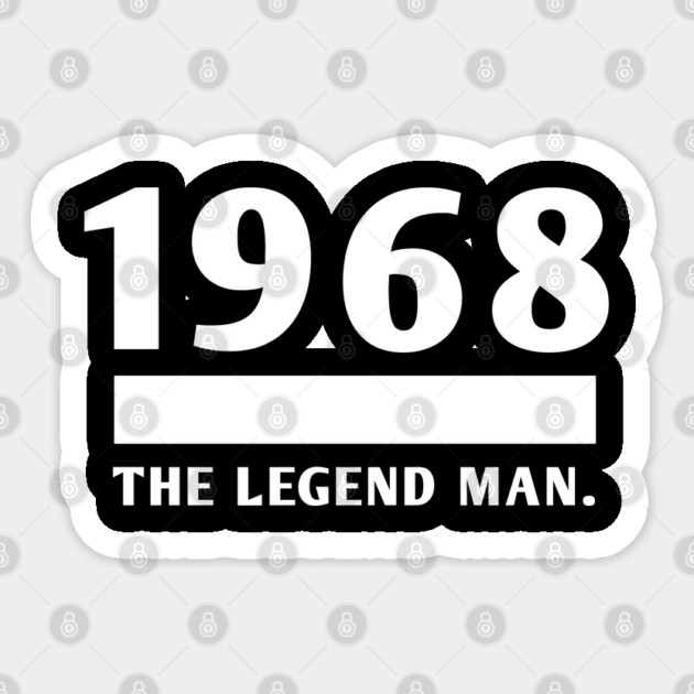 1968 birthday Sticker by BlackMeme94