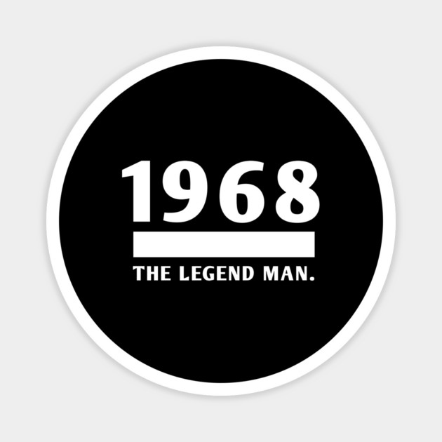 1968 birthday Magnet by BlackMeme94