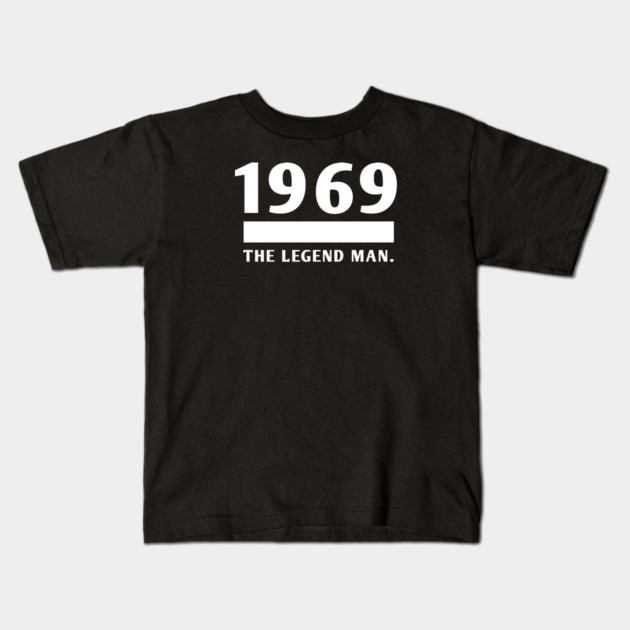 1969 birthday Kids T-Shirt by BlackMeme94