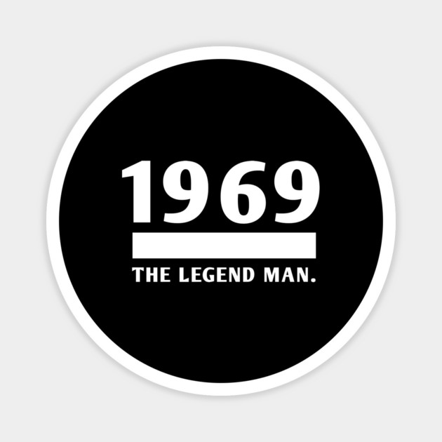1969 birthday Magnet by BlackMeme94