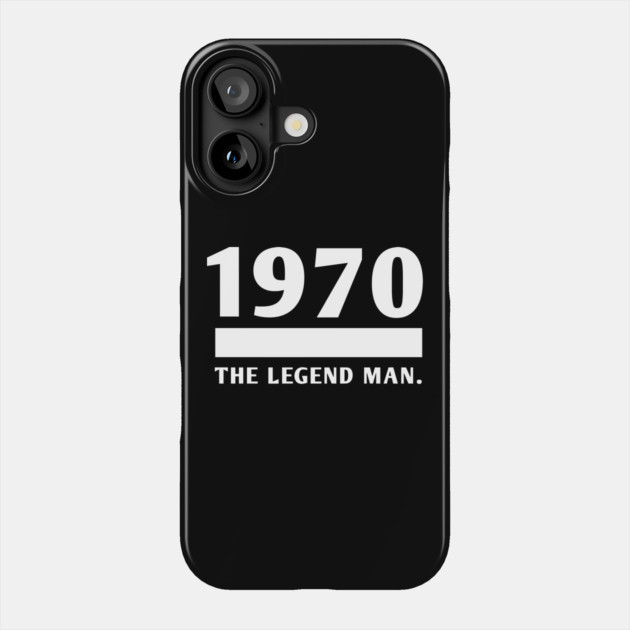 1970 birthday Phone Case by BlackMeme94