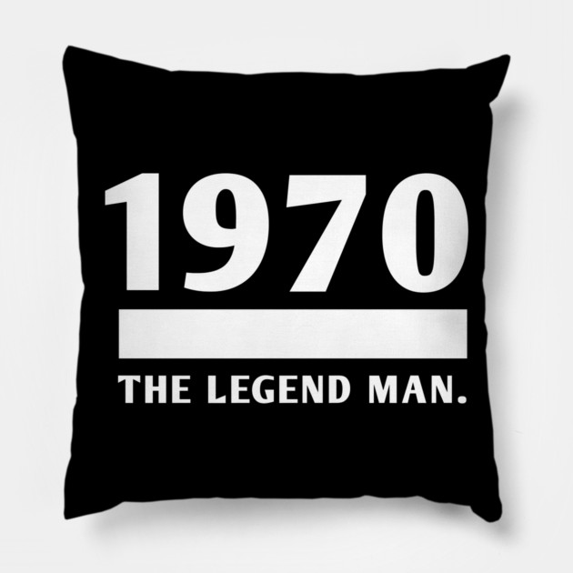 1970 birthday Pillow by BlackMeme94
