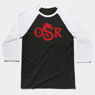 Dragonslayer OSR Logo Baseball T-Shirt