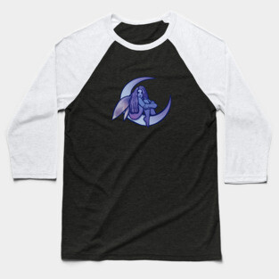 Sad Moon Fairy Baseball T-Shirt