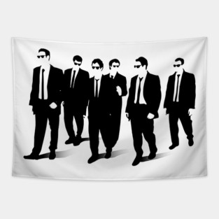 Walking Reservoir Dogs Tapestry