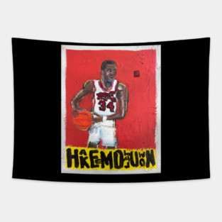 Hakeem Olajuwon Tapestry
