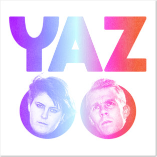 Yazoo / 80s Fade Colorway Synth Pop Fan Art Posters and Art
