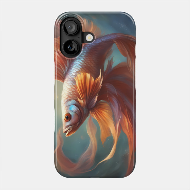Fish Journey Among Fishermen Phone Case by animegirlnft