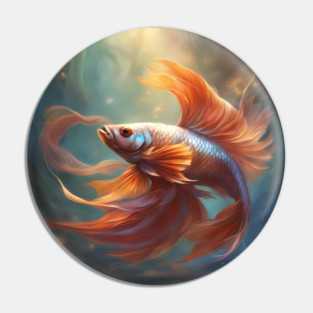 Fish Journey Among Fishermen Pin