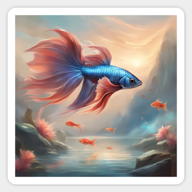 Tastic Fish Swiming Sticker by animegirlnft