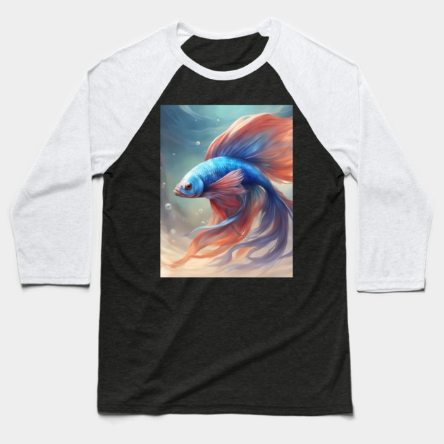 Watercolorful Baseball T-Shirt by animegirlnft