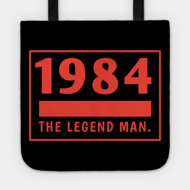 1984 birthday Tote by BlackMeme94