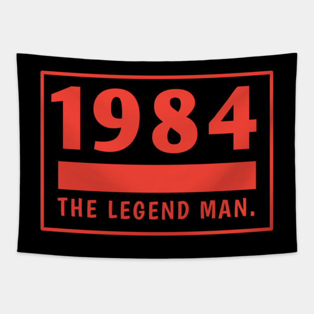 1984 birthday Tapestry by BlackMeme94