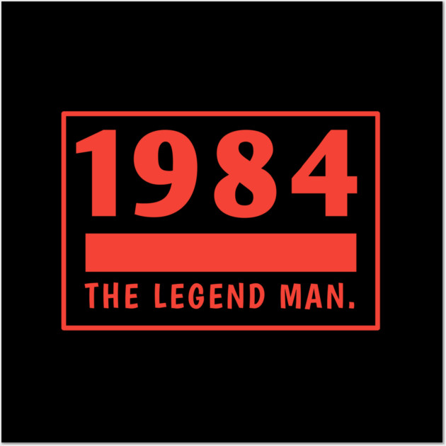 1984 birthday Wall Art by BlackMeme94