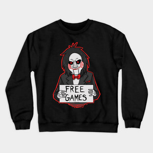 Free Games Billy Jigsaw Crewneck Sweatshirt