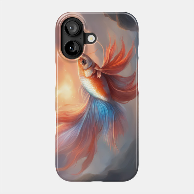 Fish @ Sunset Phone Case by animegirlnft