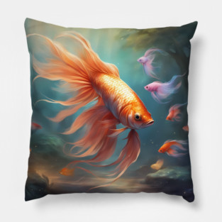 Intimate Fishy Friends Pillow