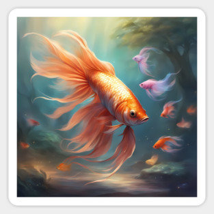 Intimate Fishy Friends Sticker