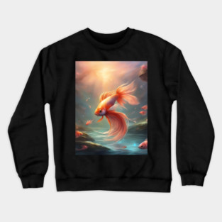 Blue Moon n Fish Crewneck Sweatshirt