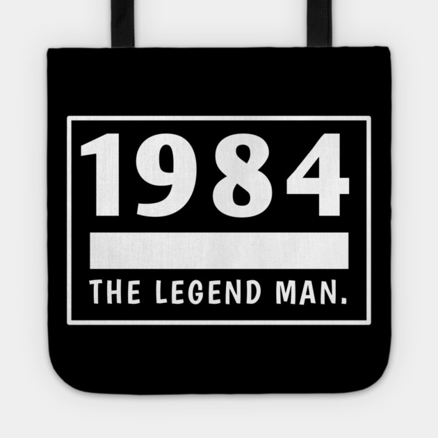 1984 birthday Tote by BlackMeme94