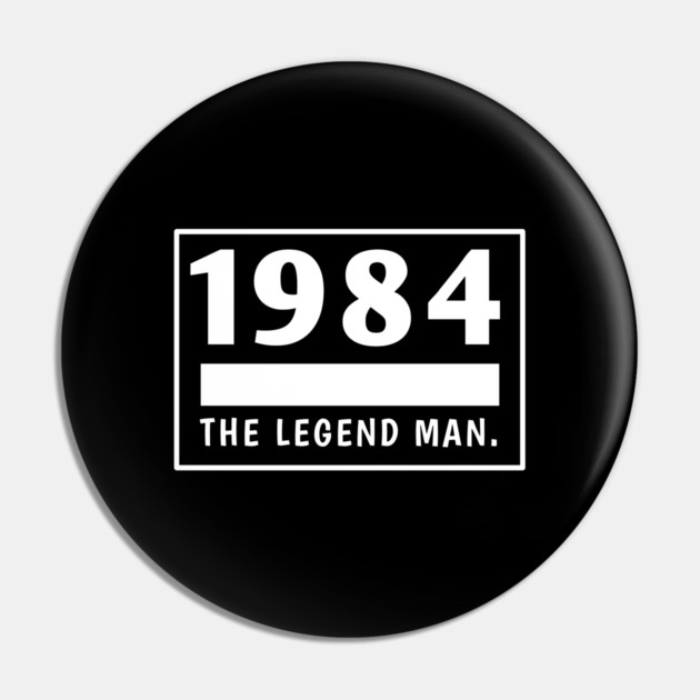 1984 birthday Pin by BlackMeme94