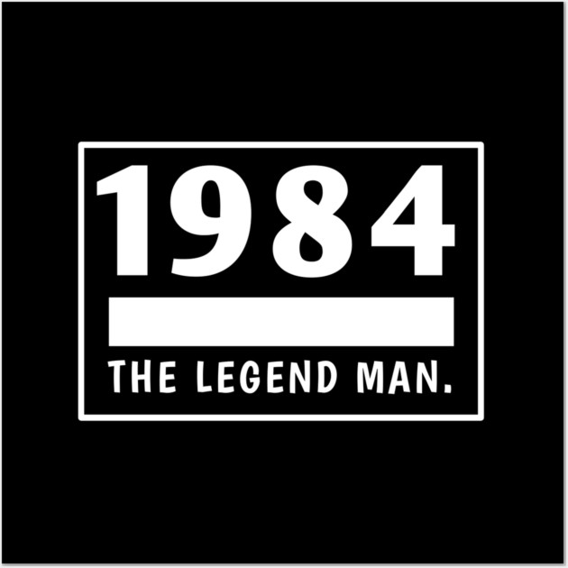 1984 birthday Wall Art by BlackMeme94