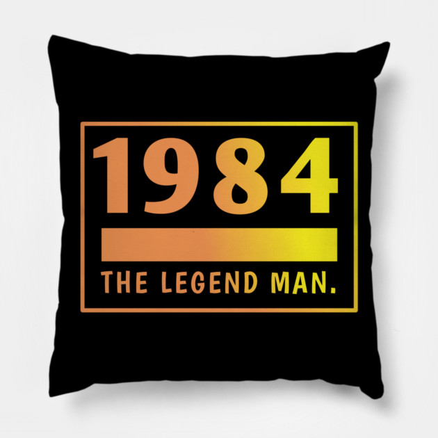 1984 birthday Pillow by BlackMeme94