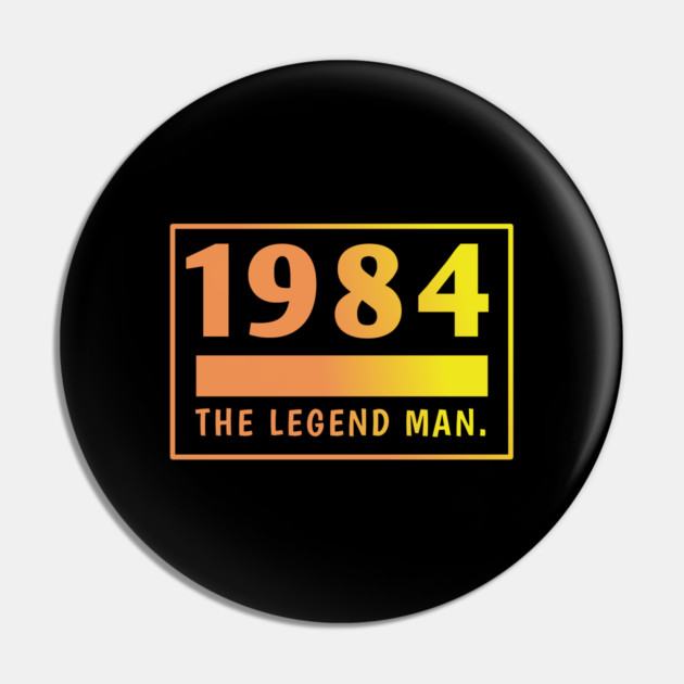 1984 birthday Pin by BlackMeme94