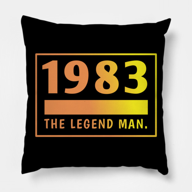 1983 birthday Pillow by BlackMeme94