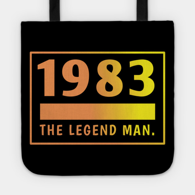 1983 birthday Tote by BlackMeme94