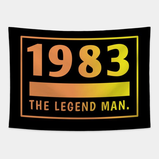 1983 birthday Tapestry by BlackMeme94