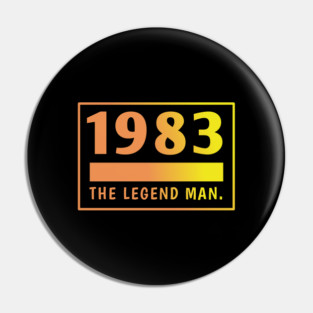1983 birthday Pin