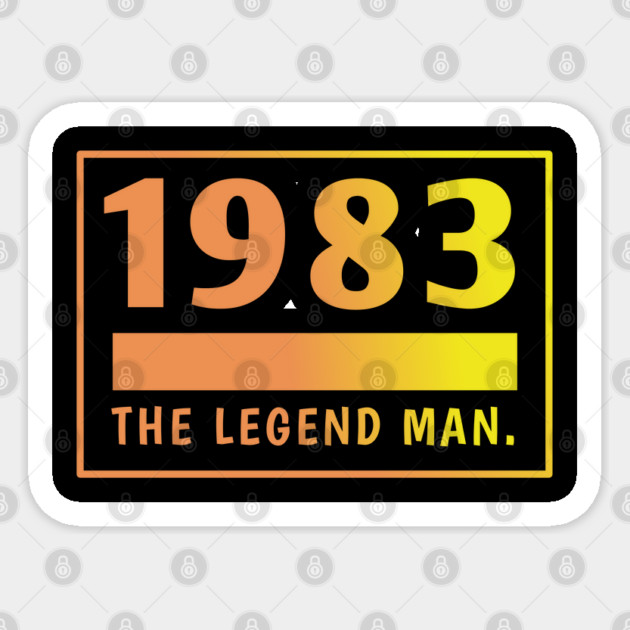1983 birthday Sticker by BlackMeme94